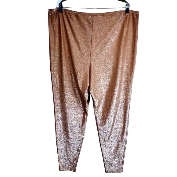 SKIMS Shimmer Leggings Pants Sienna Womens 4X - Picture 2 of 9